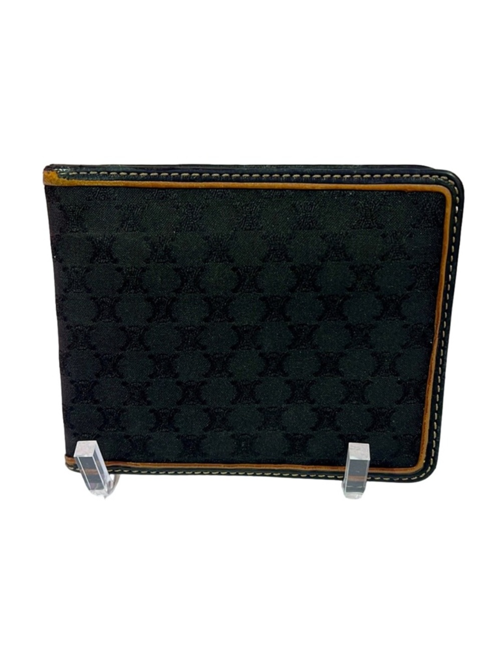 Celine Black Canvas Bifold Wallet - some corner wear